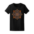 thumbnail image 1 of Floral Elegant Mandala T-Shirt Women -Image by Shutterstock, Female XX-Large, 1 of 2