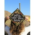 thumbnail image 1 of Floral Embroidered Graduation Cap Topper | Graduation Cap Decoration Topper | Graduation Gift | Embroidery | Flower Cap Topper | Hand painted Cap, 1 of 8