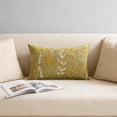 thumbnail image 1 of Floral Embroidered Throw Pillow Cover - Spring Style Cushion Case for Sofa and Living Room Home Decor, 1 of 6