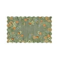 thumbnail image 1 of Floral Entry Rug - 60x90cm Washable Indoor Outdoor Mats for Front Door Non- Porch Rug Non- Boho Throw Rugs for Living Room Bedroom Entryway Kitchen Office Porch Decor, 1 of 4