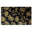 thumbnail image 1 of Floral Entryway Door Mat, Welcome Mats Outdoor or Indoor, Dark Grey, FW-2408, 1 of 5