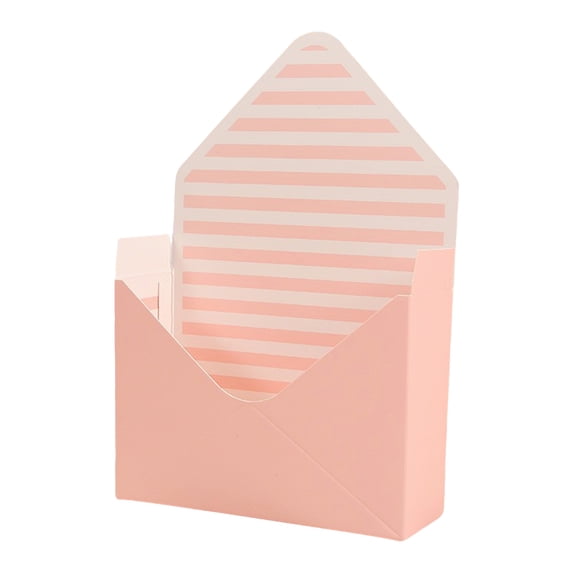 Floral Envelope - Shaped Handheld Gift Box For Handcrafted Flower Bouquets, Arrangements & Decor - Creative Gift Packaging With Envelope - Style Design & Handheld Handle For Easy