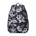 thumbnail image 1 of "Floral Escape Backpack with Sunflower Details - Waterproof School Backpack for Women, Includes Dedicated Laptop Compartment & Side Water Bottle Pocket", 1 of 6