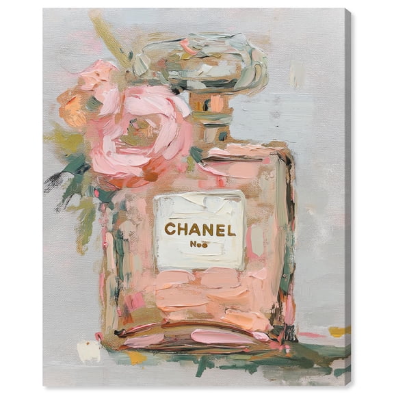 Floral Essence Canvas Print Glam Pink Wall Art by Art Remedy, Gallery Wrapped, 16 x 20