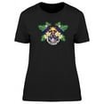 thumbnail image 1 of Floral Exotic White Tiger & Bird T-Shirt Women -Image by Shutterstock, Female x-Large, 1 of 2