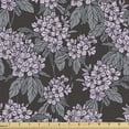 thumbnail image 1 of Ambesonne Floral Fabric by the Yard Upholstery, Hydrangea Bouquets Leaves, 1 Yard, Taupe Mauve, 1 of 5