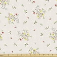 thumbnail image 1 of Ambesonne Floral Fabric by the Yard Upholstery, Ornamental Spring Bouquets, 1 Yard, Multicolor, 1 of 5