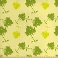 thumbnail image 1 of Floral Fabric by the Yard, Ornamental Plane Tree Sycamore Leaves in Repetitive Style, Decorative Upholstery Fabric for Sofas and Home Accents, Pale Yellow Apple Green by Ambesonne, 1 of 4