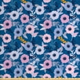 thumbnail image 1 of Ambesonne Floral Fabric by the Yard Upholstery, Pastel Color Blossoms Art, 2 Yards, Multicolor, 1 of 4