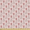 thumbnail image 1 of Floral Fabric by the Yard, Repeating Flowers Garden Art Spring Vibes, Upholstery Fabric for Dining Chairs Home Decor Accents, Blush Dried Rose by Ambesonne, 1 of 5