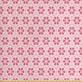 thumbnail image 1 of Floral Fabric by the Yard, Repetitive Flowers Girly Pinkish Tones Pattern Soft Tone Spring Time, Upholstery Fabric for Dining Chairs Home Decor Accents, Pale Pink Pale Eggshell by Ambesonne, 1 of 5