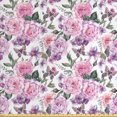 thumbnail image 1 of Ambesonne Floral Fabric by the Yard Upholstery, Swallowtails and Roses, 5 Yards, Multicolor, 1 of 4