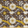 thumbnail image 1 of Ambesonne Floral Fabric by the Yard Upholstery, Dry Lotus Flower Design, 3 Yards, Multicolor, 1 of 4