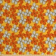 thumbnail image 1 of Floral Fabric by the Yard Upholstery, Repeating Botany Pattern with Abstract Autumn Flora, Decorative Fabric for DIY and Home Accents, Yellow Orange by Ambesonne, 1 of 4