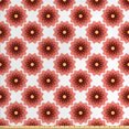 thumbnail image 1 of Floral Fabric by the Yard Upholstery, Simplistic Petals with Geometric Elements Circle and Teardrop Shape, Decorative Fabric for DIY and Home Accents, Coral Dried Rose by Ambesonne, 1 of 4