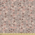 thumbnail image 1 of Ambesonne Floral Fabric by the Yard Upholstery, Spring Petals Blossoms, 1 Yard, Mauve Salmon Dried Rose, 1 of 5