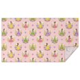thumbnail image 1 of Floral Fairy Princess Pattern Rectangle Tablecloth 60"x102",Waterproof Polyester Rectangle Table Cloth, Wipeable Spillproof Polyester Tablecloth for Dining, Camping, Indoor and Outdoor, 1 of 6