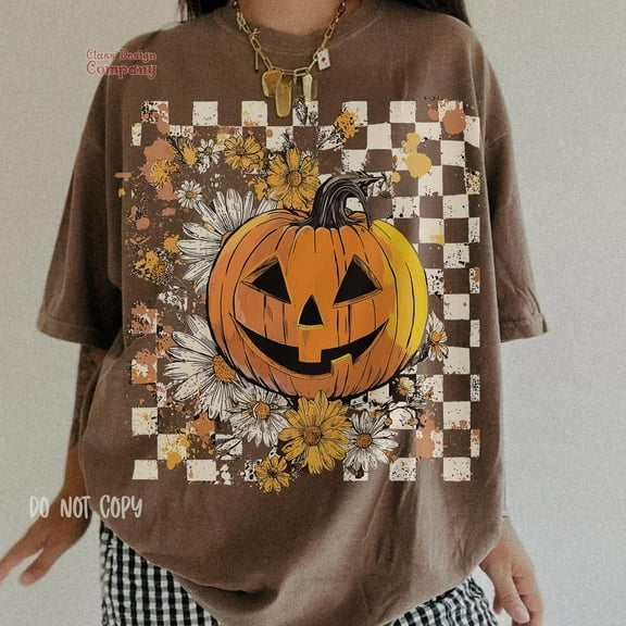 Floral Fall Pumpkin tshirt, Fall tshirt, Fall Pumpkin tshirt, Thanksgiving tshirt, Autumn tshirt, Fall Shirt tshirt, Boho tshirt, Floral Fall tshirt