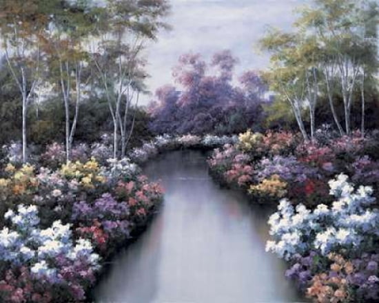 Floral Fantasy Canvas Art - Diane Romanello (24 x 30)