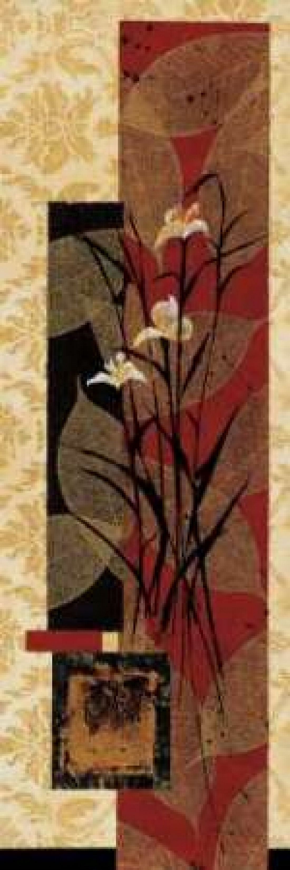 Floral Fantasy II Canvas Art - Rosa Solano (12 x 36)