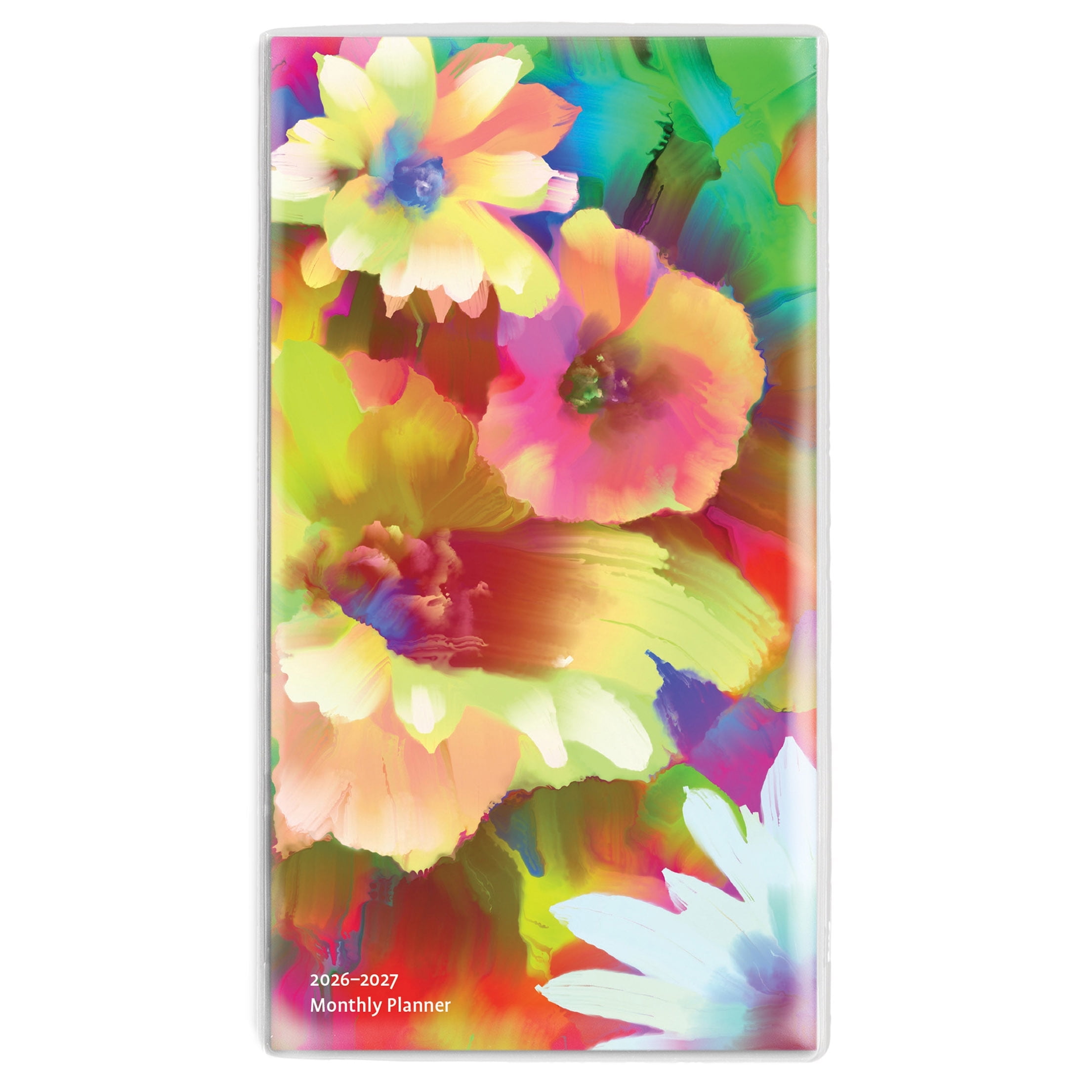Floral Fireworks | 2026-2027 3.5x6.5" Two Year Monthly Pocket Planner | BrownTrout