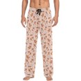 thumbnail image 1 of Floral Flamingo Pajama Pants Mens Lounge Pants Casual Men Pajama Bottoms with Pockets Drawstring, 1 of 7