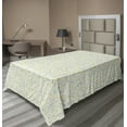 thumbnail image 1 of Ambesonne Floral Flat Sheet, Pastel Tone Flora, Twin Size, Ivory and Multicolor, 1 of 1