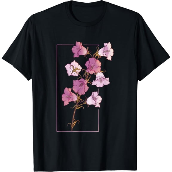 Floral Flower Bellflower Campanula Wildflower T-F989