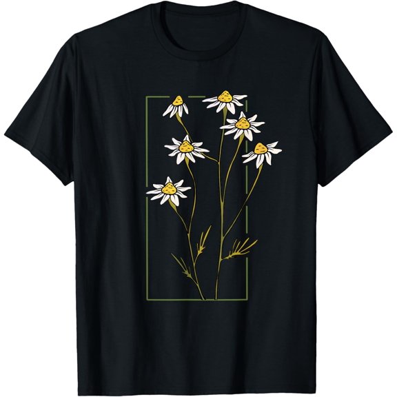 Floral Flower Chamomile Wildflower T-Shirt