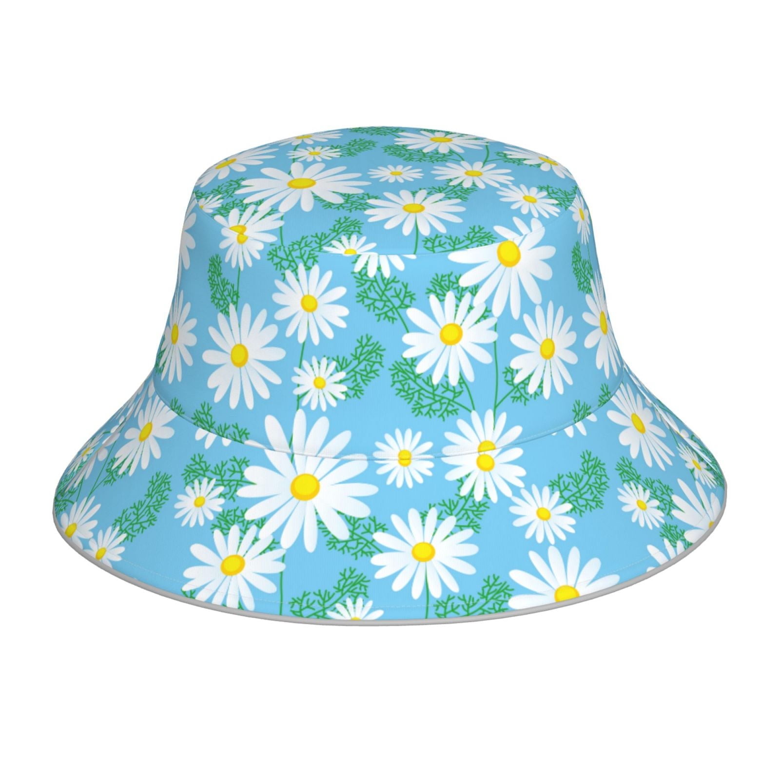 Floral Striped Rhinestone Bucket Hat Oahu Bucket Hat - Floral - Blackskies | Premium Headwear  main image 3