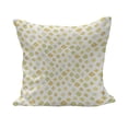 thumbnail image 1 of Floral Fluffy Throw Pillow Cushion Cover, Summer Kitchen Design Cartoon Shaped Little Flowers Daisy Print, Decorative Square Accent Pillow Case, 36" x 36", Pale Green Yellow, by Ambesonne, 1 of 5