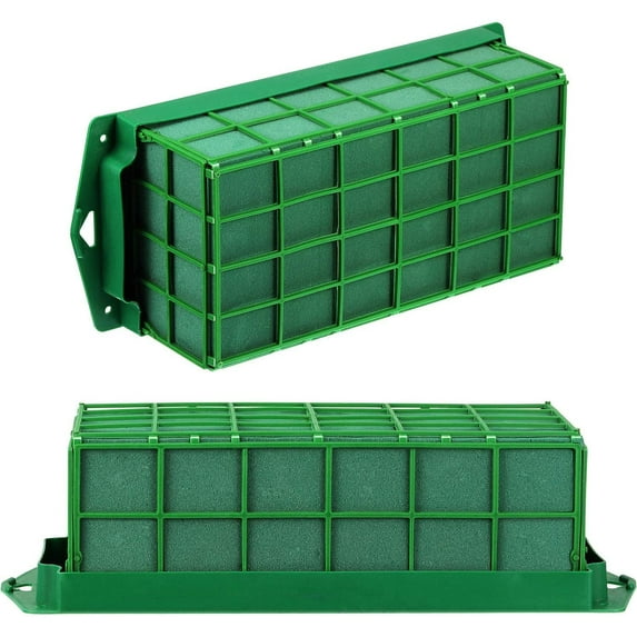 Floral Foam Cage, 4 Pcs Foam Holder for Fresh Flowers Artificial Flowers, Light Floral Foam Holders for Flower Arrangement Party Wedding Dinner Decorations