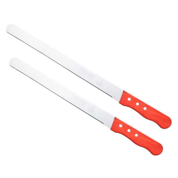 Floral Foam Knife, 2 Pcs 42.5 x 3.1CM, 48 x 3.1CM Florist Professional Cutting Knife for Flower Foam Block Cake, Wooden Handle