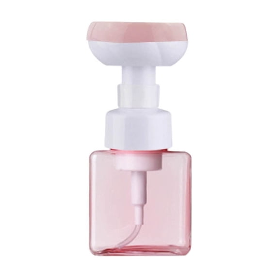 Elegant Floral Foaming Soap Dispenser Bottle for Hand Wash Facial Cleanser Refillable Container Home Bathroom Easy