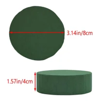 Floral Foams Green Round Styrofoam Block Flower Arrangement Holder for Artificial Flowers Home Wedding Garden Decor 5/10/15pcs