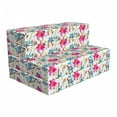 thumbnail image 1 of Floral Foldable Mattress, Colorful Spring Flourishes, 74.8" x 39.4", Dark Taupe Multicolor, by Ambesonne, 1 of 4
