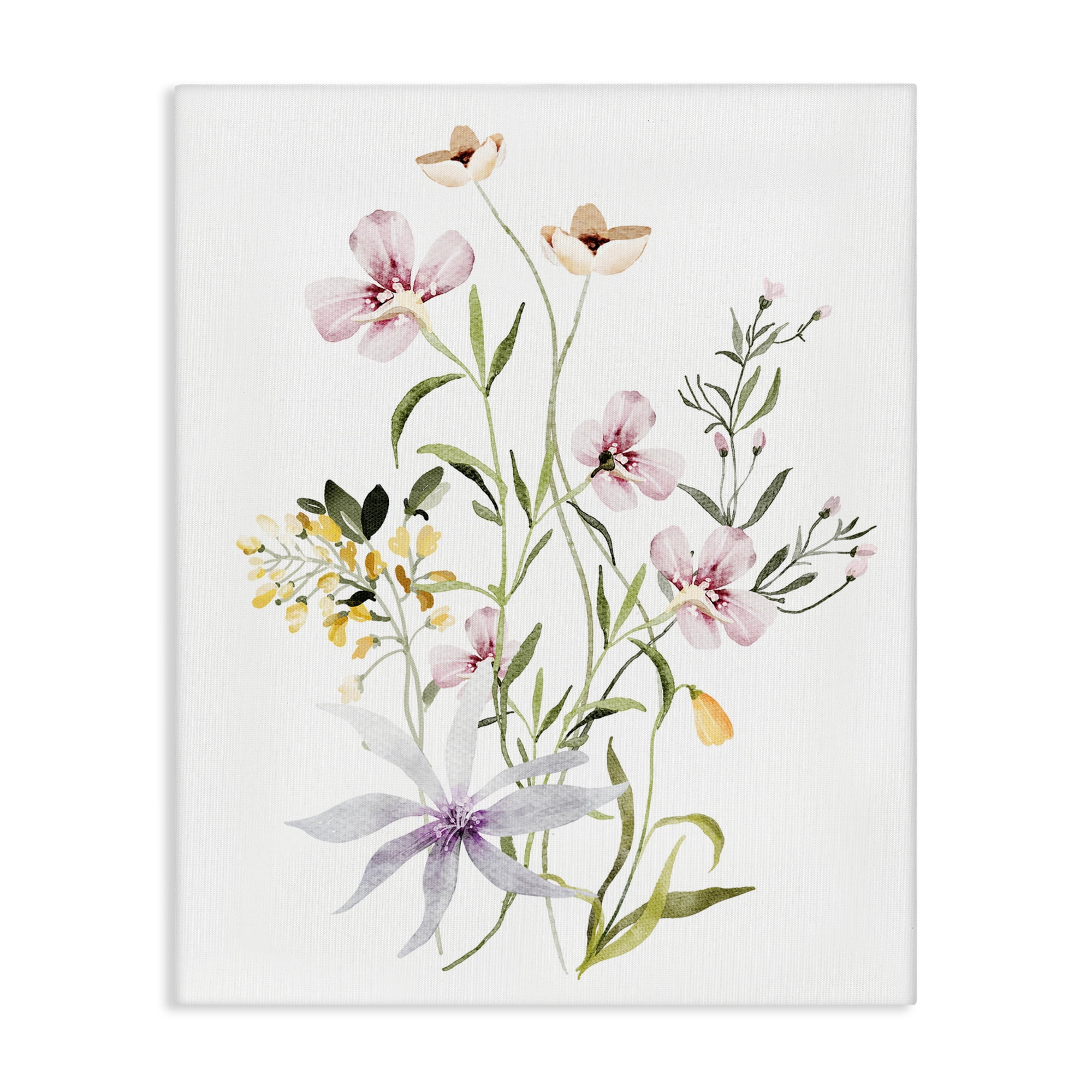 Floral Foliage Bundle Canvas Wall Art, design by Lettered and Lined