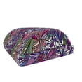 thumbnail image 1 of Floral Foot Rest, Tropical Jungle Rainforest Abstraction Narcissus Iris Vintage Style Nature, Non-Slip Backing Adjustable Ergonomic Memory Foam Leg Support for Office, Multicolor, by Ambesonne, 1 of 5