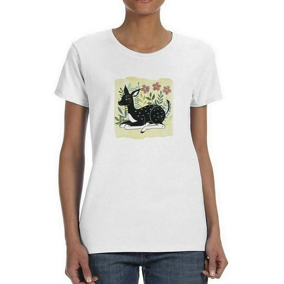 Floral Forester Ii T-Shirt Women -Grace Popp Designs, Female 5X-Large