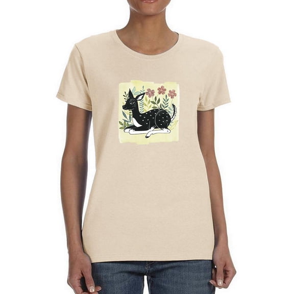 Floral Forester Ii T-Shirt Women -Grace Popp Designs, Female 5X-Large