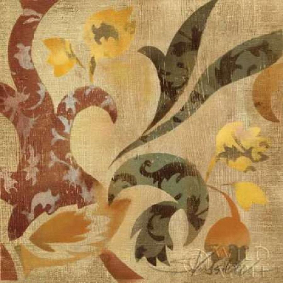 Floral Fragment II WAG Canvas Art - Silvia Vassileva (24 x 24)
