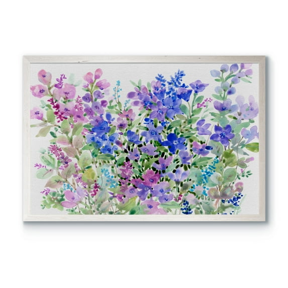 Floral Fragrance I - Barnwood Framed Canvas - 18 x 24 - White
