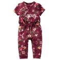 thumbnail image 1 of Floral French Terry Jumpsuit, 1 of 1