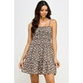 thumbnail image 1 of Floral Front Tie Ruffle Mini Dress, 1 of 5