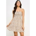 thumbnail image 1 of Floral Front Tie Ruffle Mini Dress, 1 of 5
