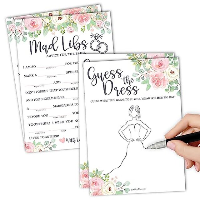 Floral Fun Bridal Shower Game Collection 20 Hilarious Activities for