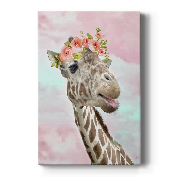 Floral Fun I Premium Gallery Wrapped Canvas - Ready to Hang