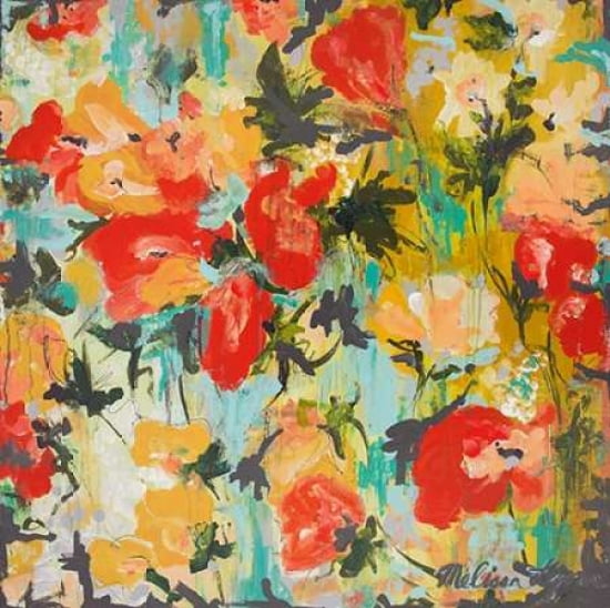 Floral Fusion Canvas Art - Melissa Lyons (24 x 24)