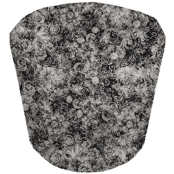 Floral Garden Cover Compatible with Instant Pot Pressure Cooker by Penny's Needful Things (Black & Gray, 10 Quart Instant Pot)