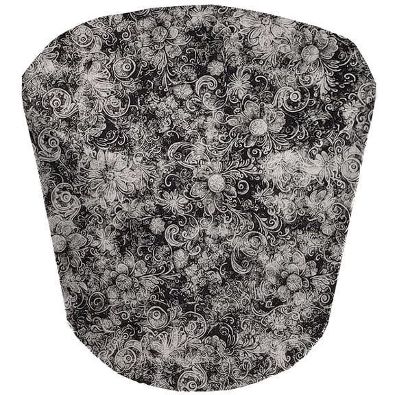 Floral Garden Cover Compatible with Instant Pot Pressure Cooker by Penny's Needful Things (Black & Gray, 3 Quart Instant Pot)